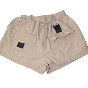 💥5/20$ SHEIN Tan Cargo Shorts with Black Accents